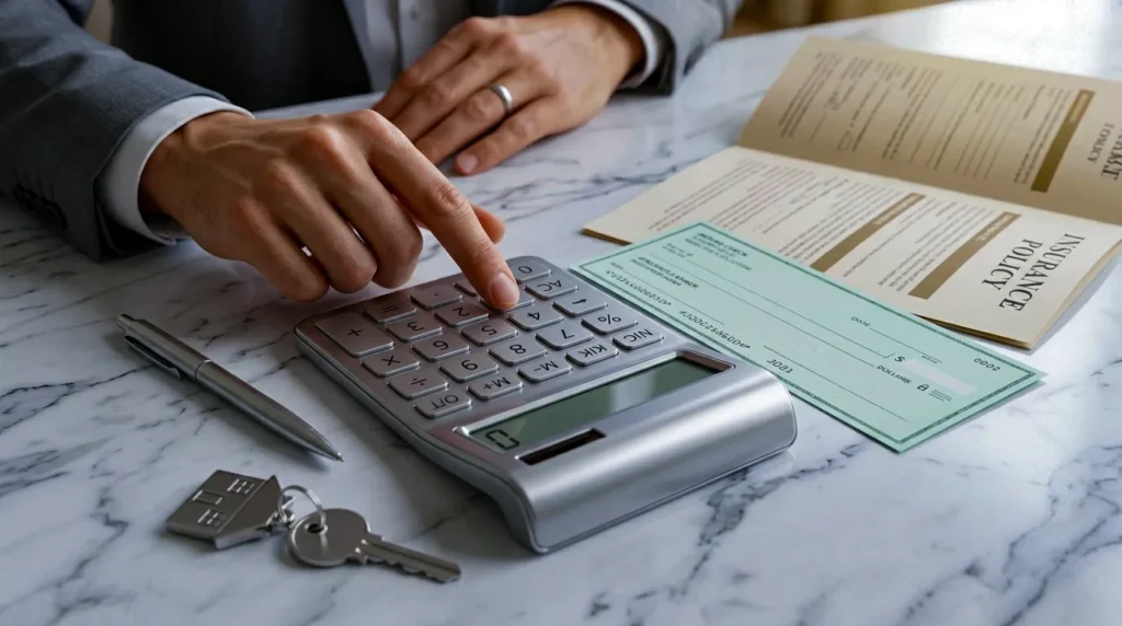 How is your unearned premium refund calculated when you cancel mid-term